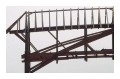 Particolare del modello ligneo di un ponte con caratteristiche grubenmanniane