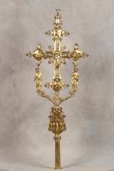<i>Croce astile in argento del Quattrocento</i> (Vicenza, Museo Diocesano): nel Vicentino si trovavano importanti miniere d’argento della Serenissima