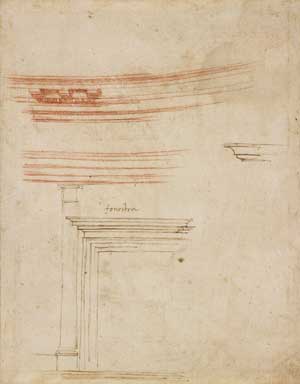 3. Raffaello Sanzio, <i>Dettagli architettonici dell’interno del Pantheon a Roma </i>


