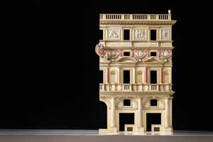 7. <i>Modello ricostruttivo di Palazzo Branconio dall’Aquila, facciata</i>
