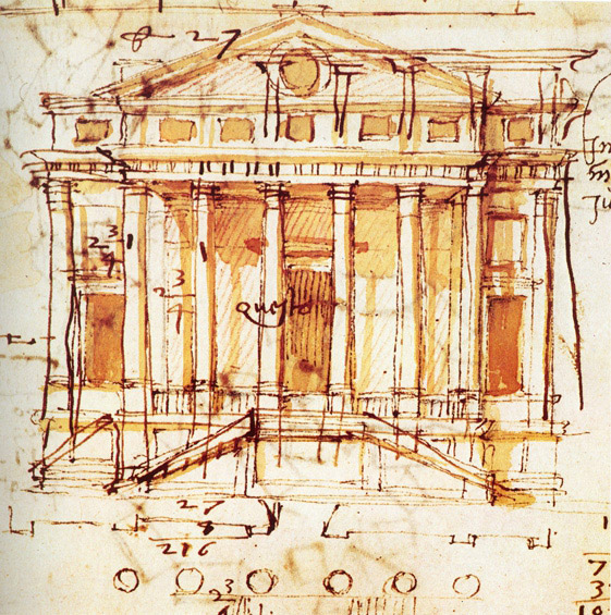 Facciata di una villa