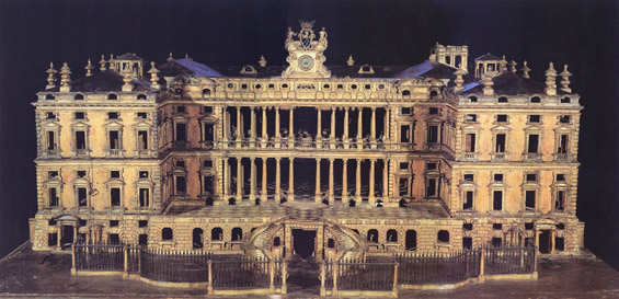 Modello di villa Pisani a Stra
