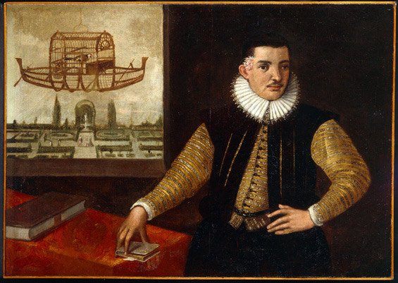 Ritratto di gentiluomo con gabbia