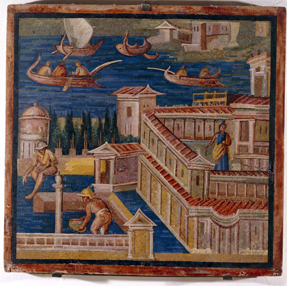 Emblema in mosaico