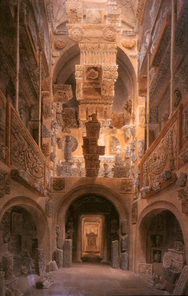 un ambiente della casa di Soane a Lincoln's Inn Fields, Londra