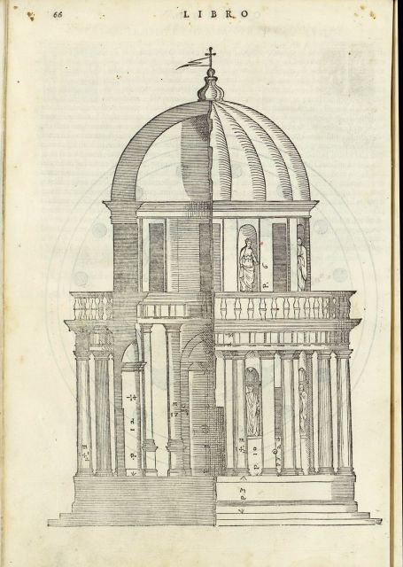 Alzato del tempietto di San Pietro in Montorio