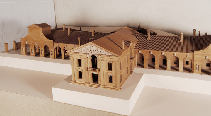 Modello di villa Barbaro a Maser