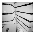 Allestimento “Arturo Martini”, Treviso.Veduta prospettica del soffitto della sala espositiva