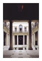 Il cortile di palazzo Trissino al Corso Vicenza
