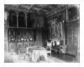 La sala da pranzo di villa San Remigio con gli arazzi tratti dai modelli di Rubens