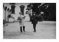 Umberto Boccioni con il maestro Busoni sulla terrazza di villa San Remigio