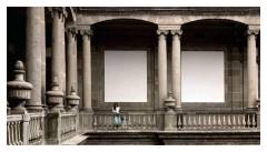 <b>Bucles jónicos o Lo dijo Vitruvio.</b> Upper courtyard gallery, Colegio de Minería, Mexico City (2007).