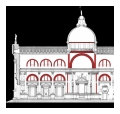 Restituzione delle parti con pittura rossa nella chiesa di San Giorgio a Venezia