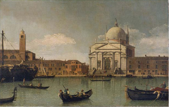 veduta del Redentore a Venezia