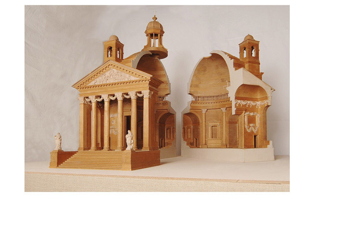 Modello del tempietto Barbaro a Maser