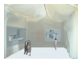 Studio per l’allestimento della mostra a palazzo Barbarano