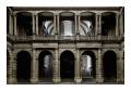 <b>Arriba el telón.</b> Elevation of the main courtyard, antechamber of the staircase hall, Colegio de Minería, Mexico City (2007).